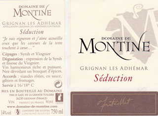 Cuvée "SEDUCTION" Cuvée "SEDUCTION"